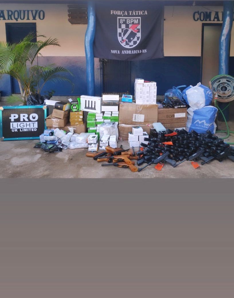 Polícia Militar apreende cargas de contrabando e descaminho avaliadas em 240 mil reais