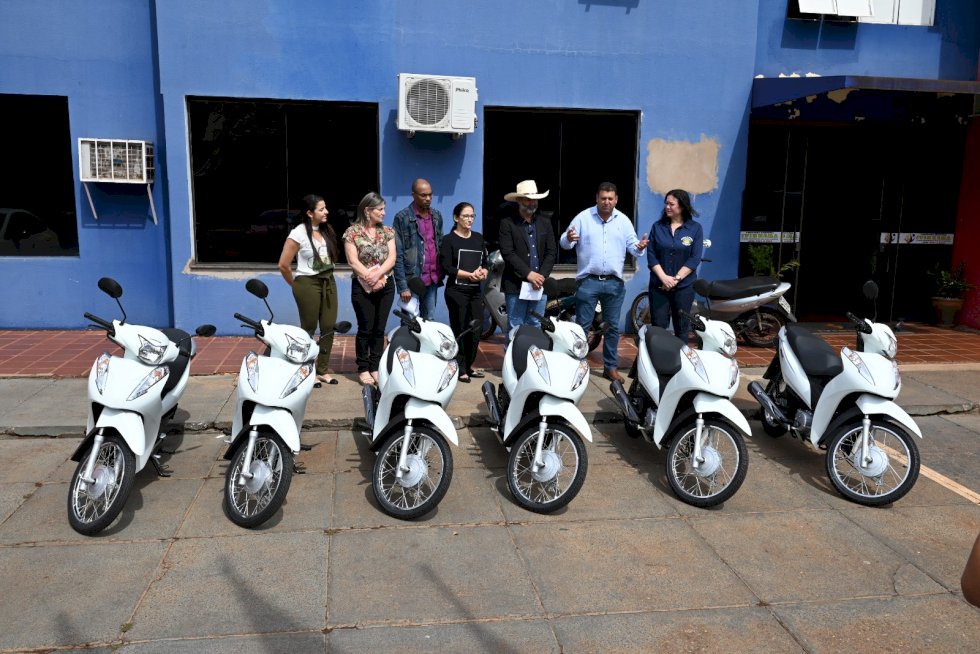 Prefeitura de Ivinhema recebeu 6 motos zero KM