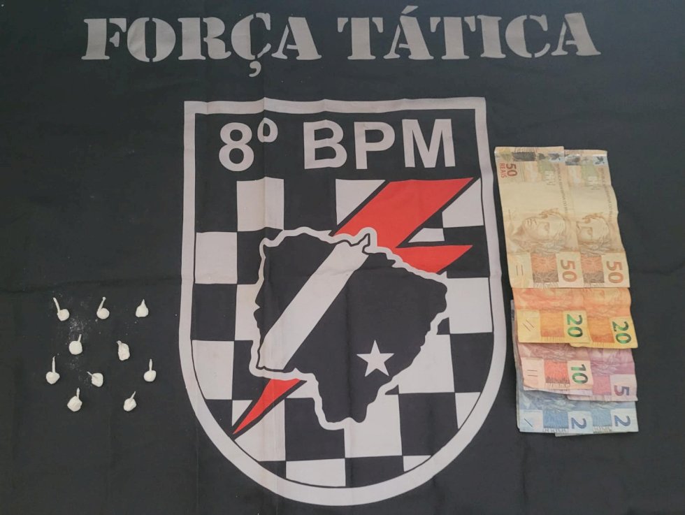 Polícia Militar prende duas pessoas por tráfico de drogas em Nova Andradina