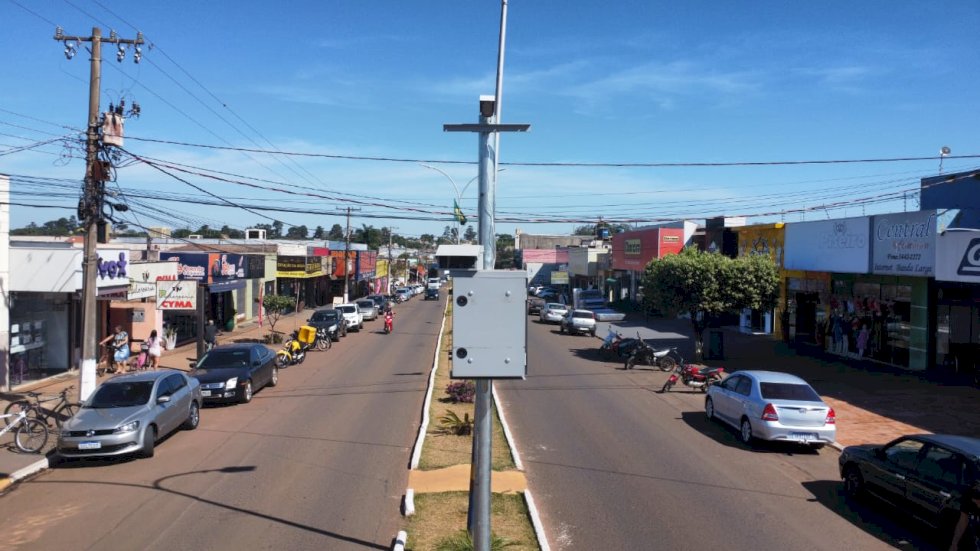 Lombadas eletrônicas entram em período de testes em Ivinhema
