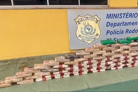 PRF apreende 119 Kg de cocaína em Paranaíba