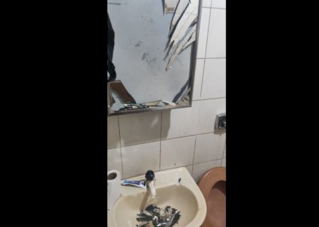 Homem é salvo pela Polícia Militar após tentar engolir cacos de vidro.