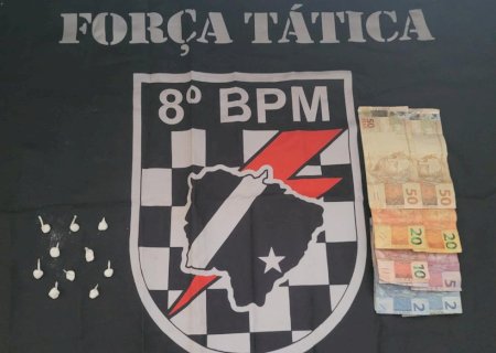 Polícia Militar prende duas pessoas por tráfico de drogas em Nova Andradina