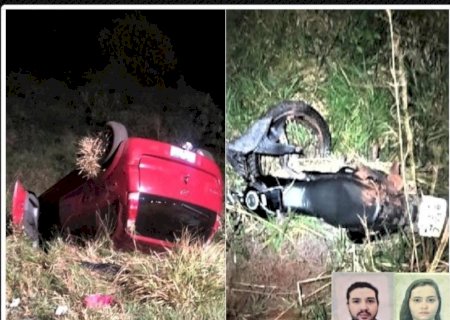 Acidente entre Ivinhema e Naviraí na MS 141 deixou duas vítimas fatais.