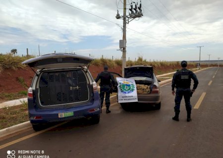 Polícia Militar prende homem transportando 300 quilos de maconha em Nova Andradina.