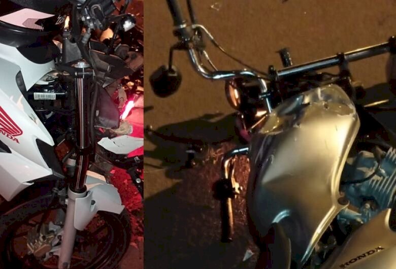 Colisão com moto pilotada por adolescente deixa homem gravemente ferido.