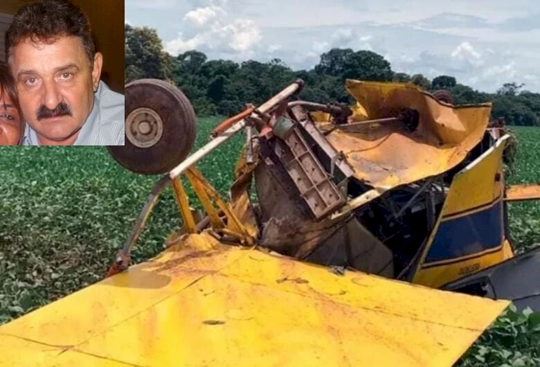 Piloto de avião morre após queda de aeronave em cidade no MS.