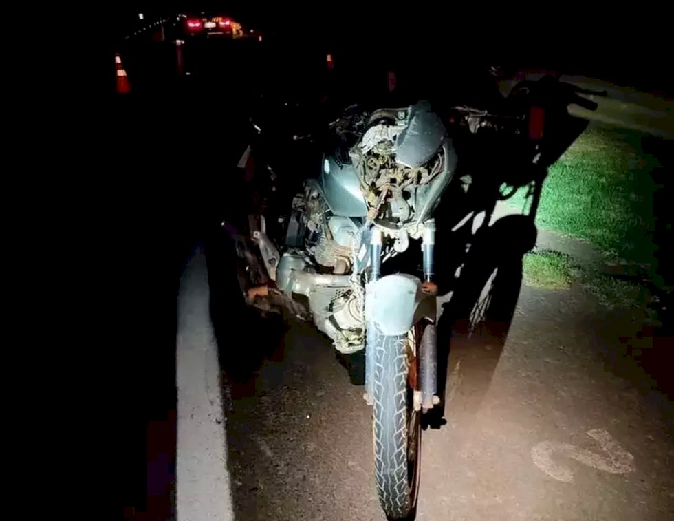 Motociclista morre após acidente de trânsito na BR-163.