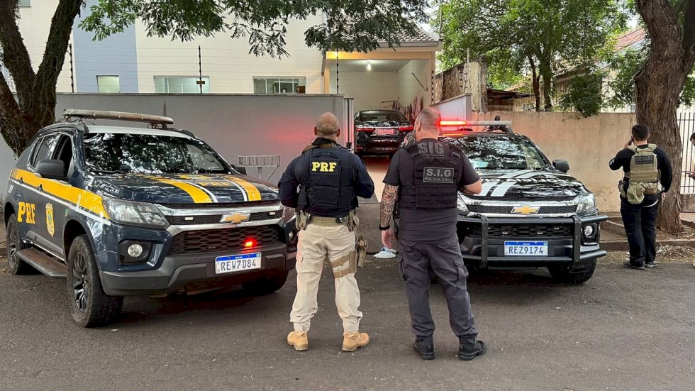 Policia Civil do MS com apoio da PRF de Dourados, PC do PR,  através da DENARC  deflagraram a Operação \'Olhos de Lince.