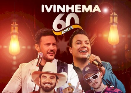 Prefeitura de Ivinhema divulga semana comemorativa de 60 anos.