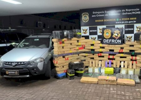 Polícia Civil apreende mais de uma tonelada de maconha em Mundo Novo