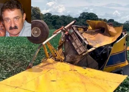 Piloto de avião morre após queda de aeronave em cidade no MS.