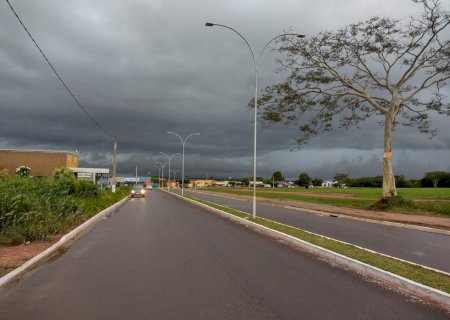 Segunda-feira será de tempo instável em MS e pode ter até tempestades e queda de granizo.