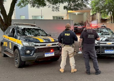 Policia Civil do MS com apoio da PRF de Dourados, PC do PR,  através da DENARC  deflagraram a Operação 'Olhos de Lince.
