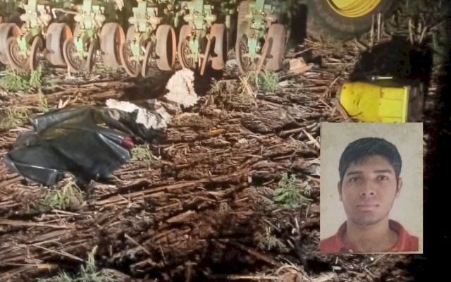 Equipamento de plantadeira cai e mata funcionário em fazenda de MS
