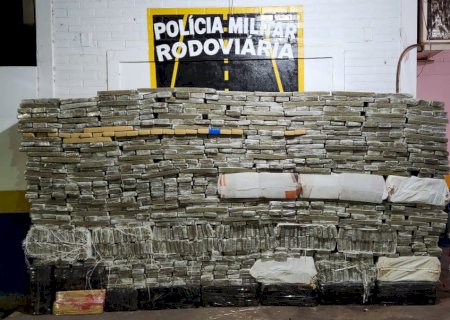 Polícia Militar Rodoviária apreende 2 toneladas de entorpecente