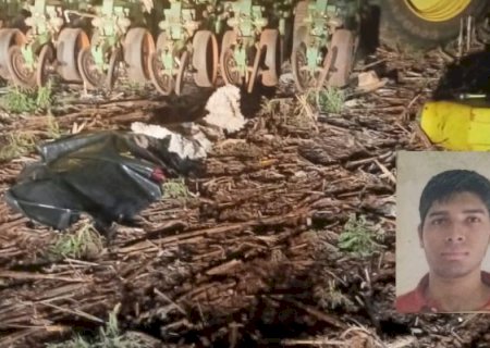 Equipamento de plantadeira cai e mata funcionário em fazenda de MS