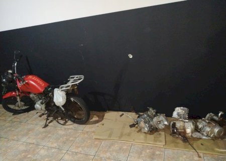 Polícia Militar fecha desmanche de motocicleta e prende autor em Nova Andradina