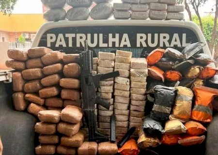 Operação apreende drogas, submetralhadora e dá prejuízo de R$ 6 milhões ao crime organizado