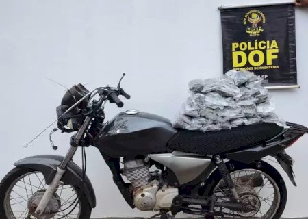 Motociclista é preso com carga de haxixe marroquino avaliada em R$ 1,2 milhão