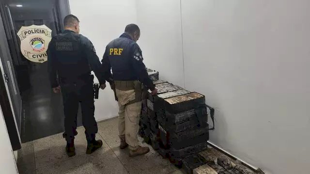 Reincidente, homem é preso com 649 quilos de cocaína em fundo falso de caminhão