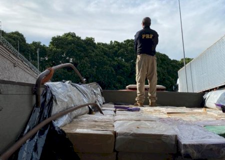 PRF apreende mais de sete toneladas de maconha