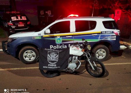 Polícia Militar prende jovem e evita furto de motocicleta em Nova Andradina