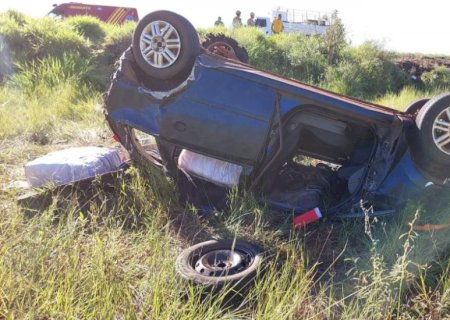 Capotamento deixa homem morto na MS-395 entre Bataguassu e Brasilândia