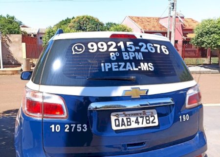 Angélica - PM prende homem por violência doméstica em Ipezal