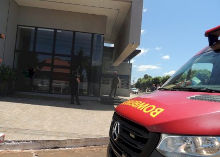 Ivinhema - Clínica tem início de incêndio em placas de Energia Solar