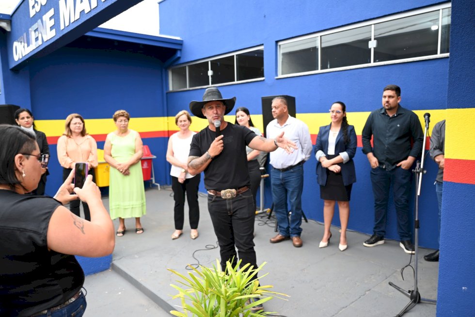 Prefeitura de Ivinhema Inaugurou reforma e ampliação da Escola Orliene Marcon