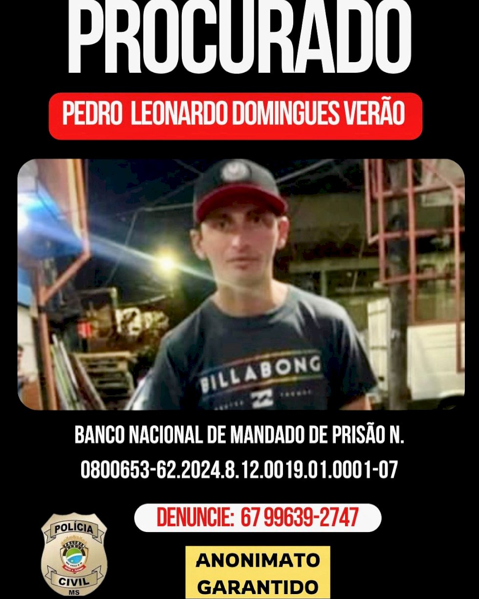 Polícia Civil soluciona homicídio ocorrido em Ponta Porã e solicita apoio da população para capturar o autor