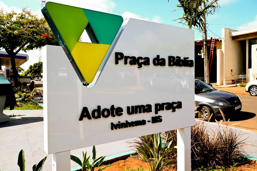 Praça da Bíblia em Ivinhema foi revitalizada
