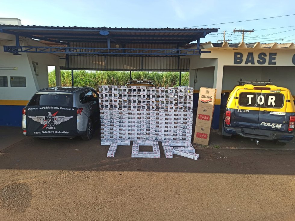 PMR recupera caminhonete furtada usada para contrabando de cigarros