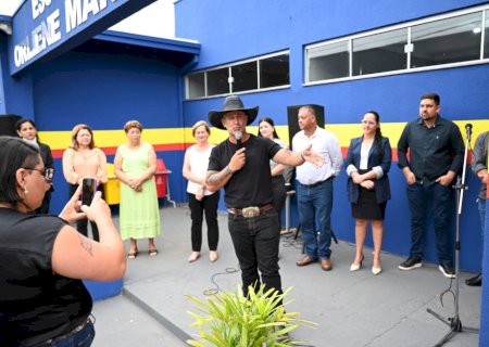 Prefeitura de Ivinhema Inaugurou reforma e ampliação da Escola Orliene Marcon