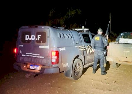 DOF prende homens após o crime de latrocínio em uma propriedade Rural