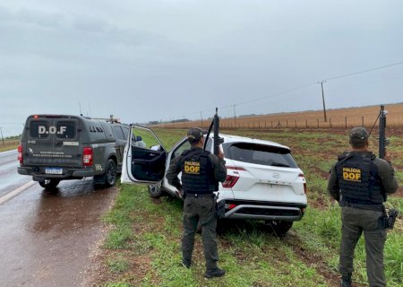 Veículo roubado em São Paulo é recuperado pelo DOF