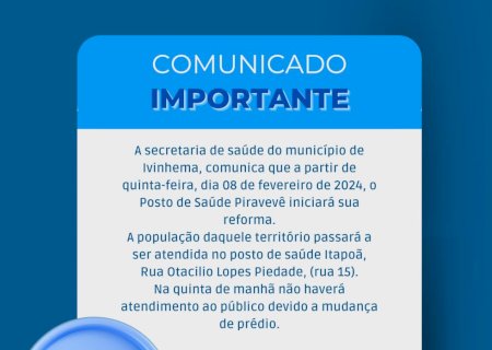 Comunicado Importante