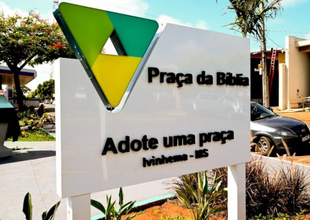 Praça da Bíblia em Ivinhema foi revitalizada