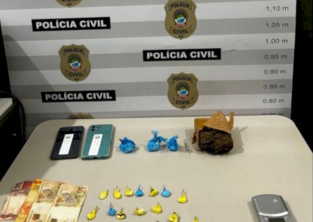 Polícia Civil prende dois homens por tráfico de drogas em Nova Alvorada do Sul