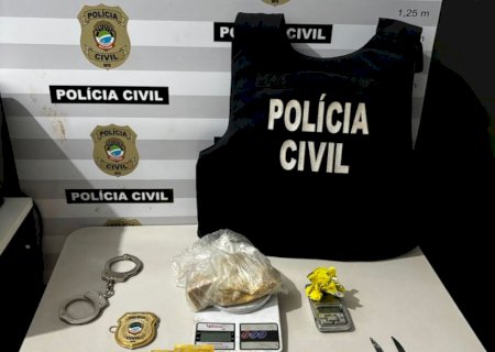 Mulher é presa por tráfico de drogas em Nova Alvorada so Sul