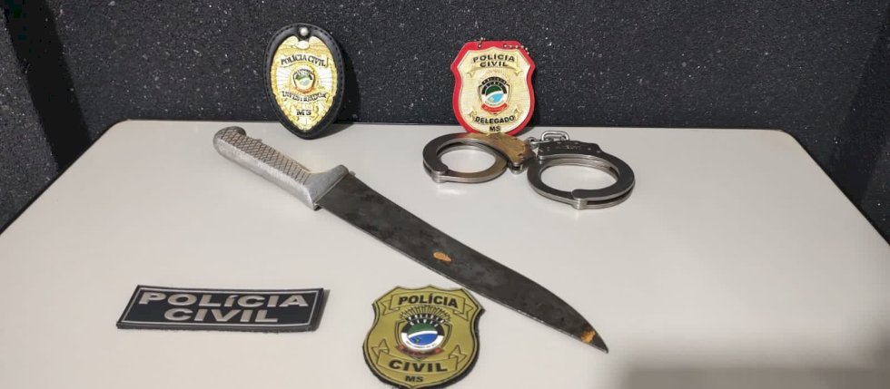 Deodápolis - Polícia Civil prende autor de tentativa de homicídio
