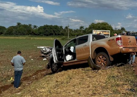 Colisão entre carro e caminhonete mata homem na MS–162