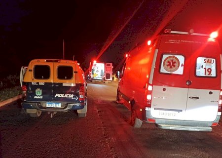 Motociclista fica ferido em acidente ocorrido entre Batayporã e Nova Andradina