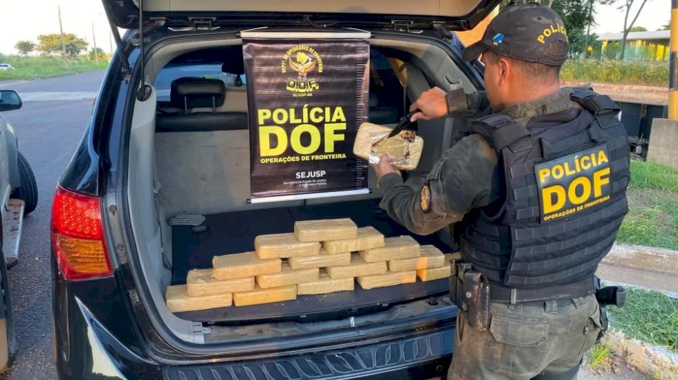 Homem é preso em Bataguassu com cocaína avaliada em quase R$ 1 milhão