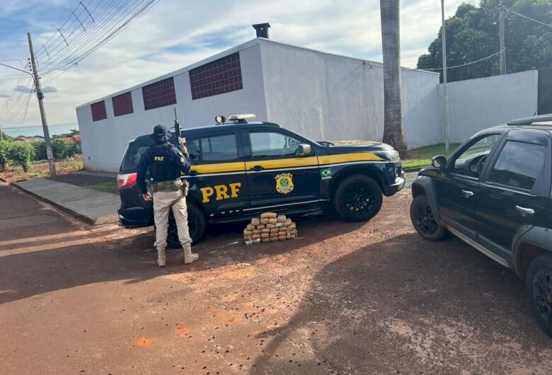 Droga que seria entregue em Ipezal distrito de Angélica foi apreendida pela PRF
