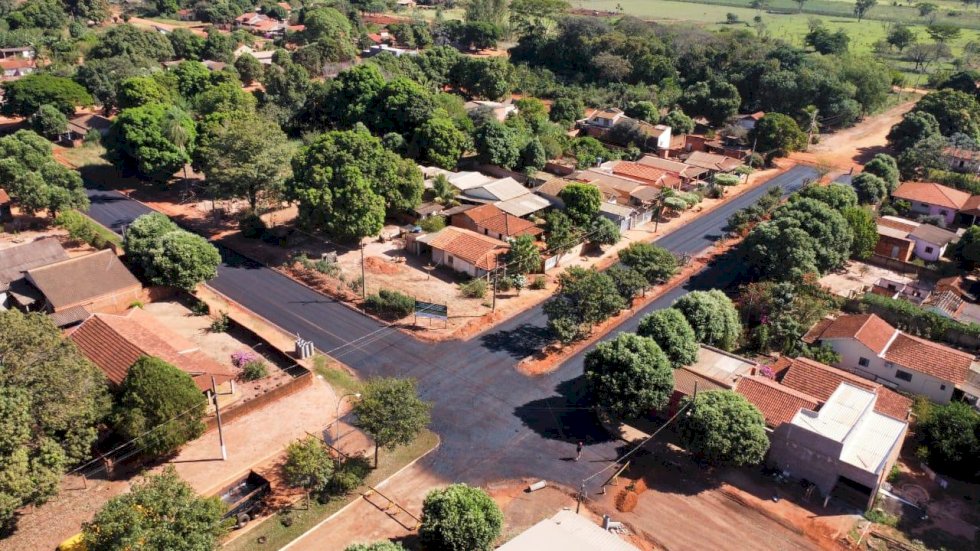 Obras seguem aceleradas no Distrito de Amandina Município de Ivinhema