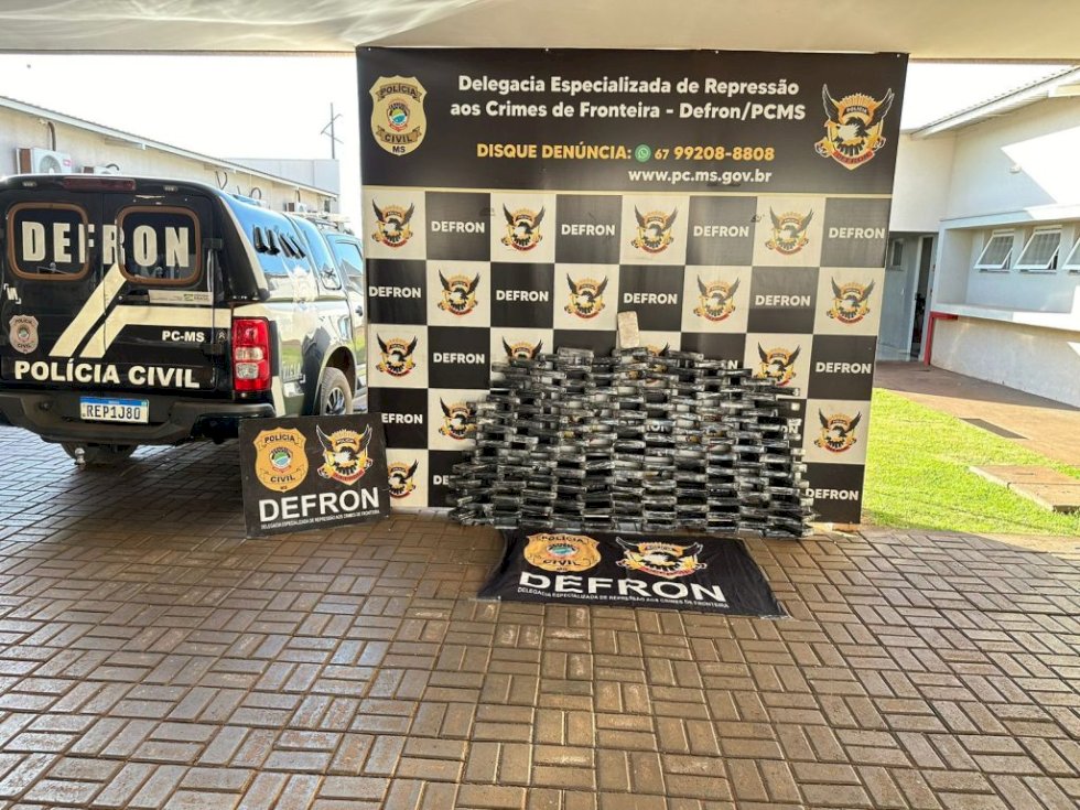 Polícia Civil apreende 147 kg de cocaína na MS 463, em Dourados
