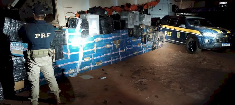 PRF apreende mais de 5.700 celulares em Sidrolândia