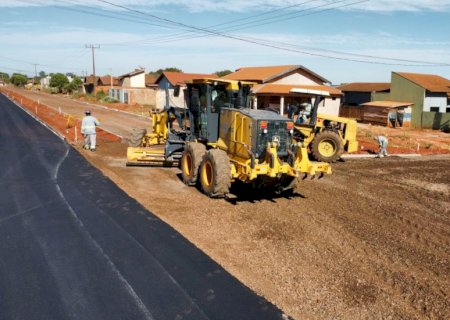 Obras seguem em ritmo acelerado em Ivinhema